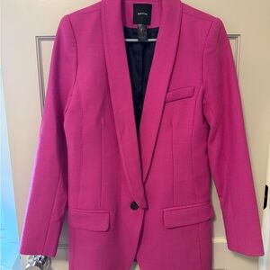 Smythe Bright Fuchsia Shawl-Collar Blazer